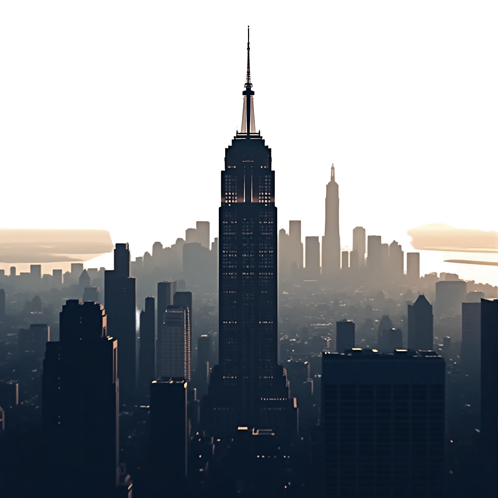 Empire State Building Silhouette